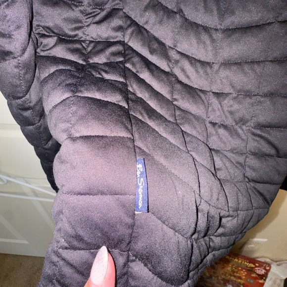 Ben Sherman Black Puffer Jacket - Picture 7 of 7